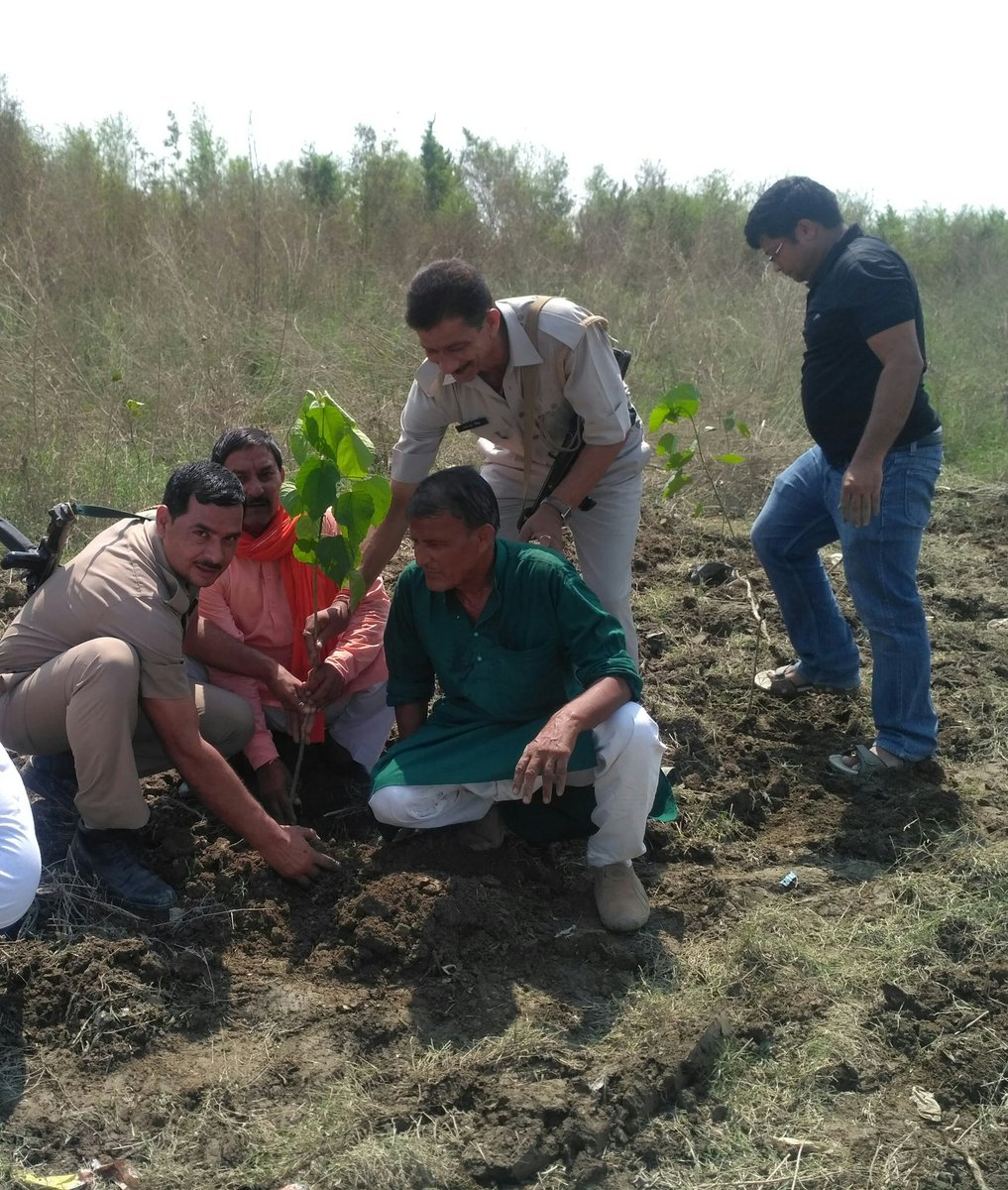 #Tree #Plantation at #SaveHindonRiver #GreaterNoida #TeamUPPolice @Uppolice @upcoprahul @dr_maheshsharma @dgpup