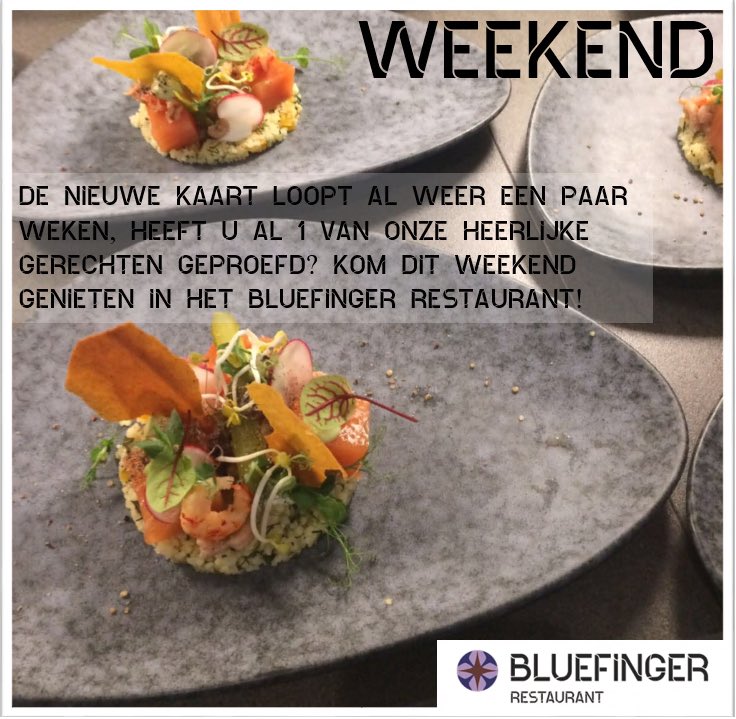 Rest_Bluefinger's tweet image. Heeft u onze nieuwe kaart al geproefd?
bluefinger.nl/uit-eten-in-zw…€-37-00 #uiteten #diner