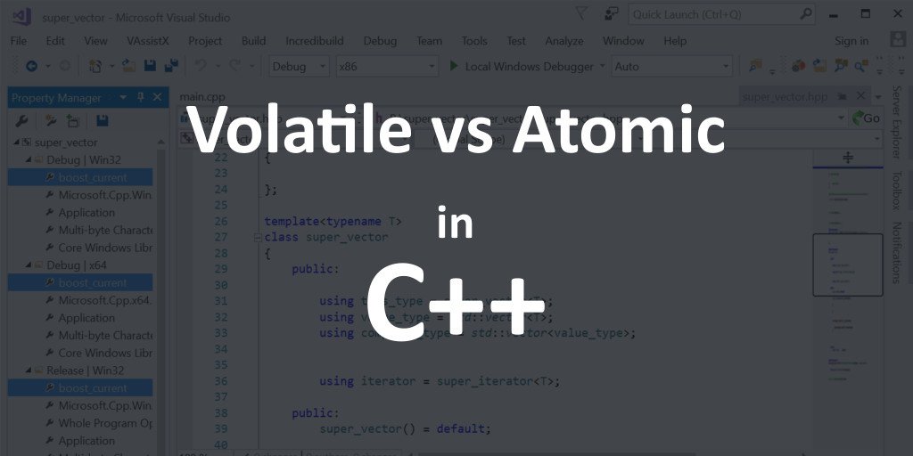 Volatile and Atomic variables in C++ studiofreya.com/2017/09/17/vol… #cplusplus #cpp #cpp17 #Programming #softwaredevelopment