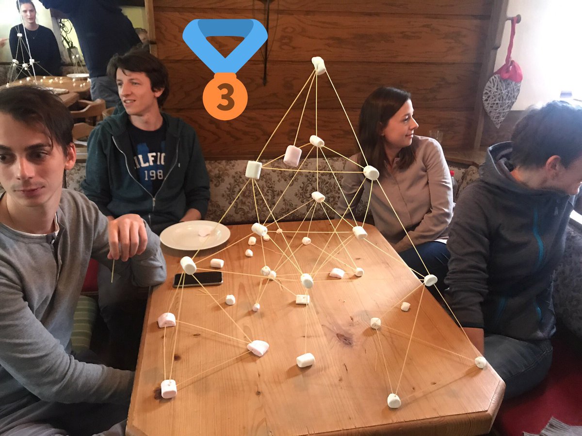 MediaLabBayern's tweet photo. Design vs. Funktionalität. Heute im Teambuilding vom #mep2017 inkl. "Benchmarking" (=spicken bei den anderen) bei der 🍝-Challenge. https://t.co/Vwr4pdrm7T