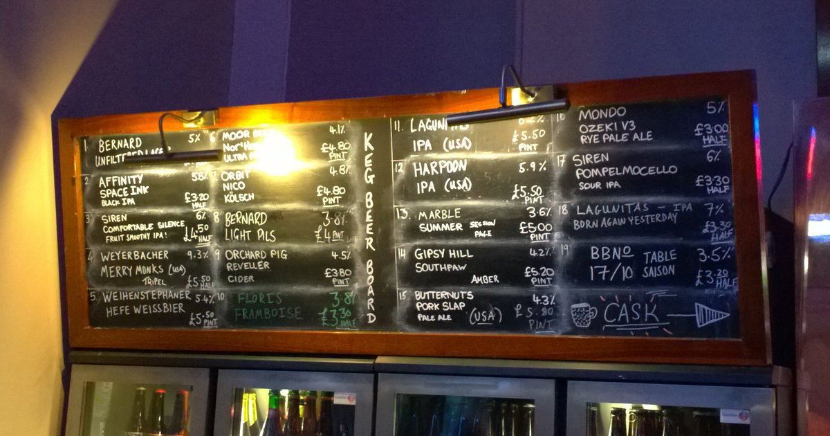 beer_filmnight's tweet photo. ending #londonwalk in @eustontap with our 1st from @ButternutsBeer &amp; their wonderful (&amp; wonderfully named) #porkslap #yumyum 😋😋😋 https://t.co/EHP0vc4xY5