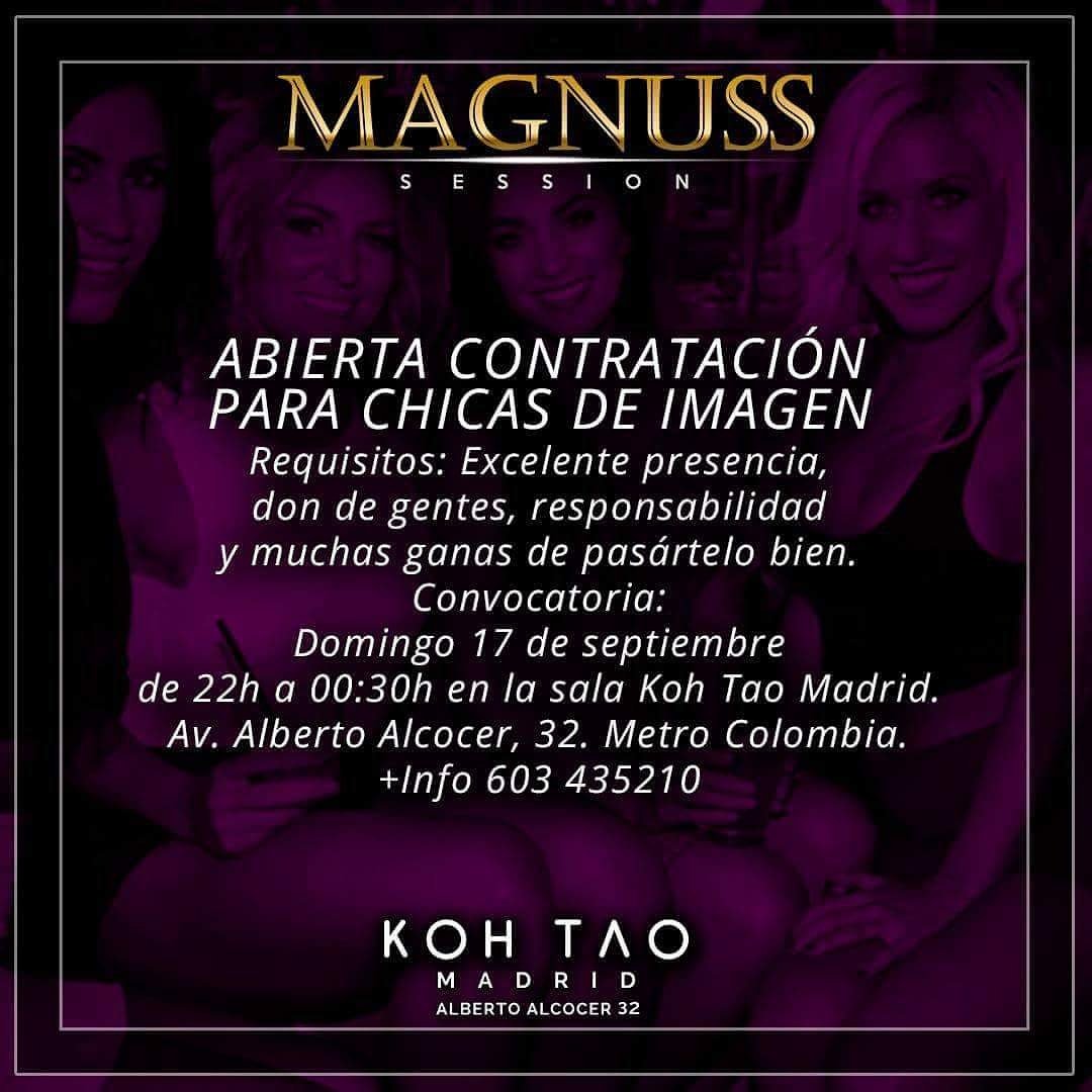 HOY DOMINGO , ABIERTA CONTRATACIÓN PARA CHICAS DE IMÁGEN en #KohTaoMadrid 
¡¡ RT !!