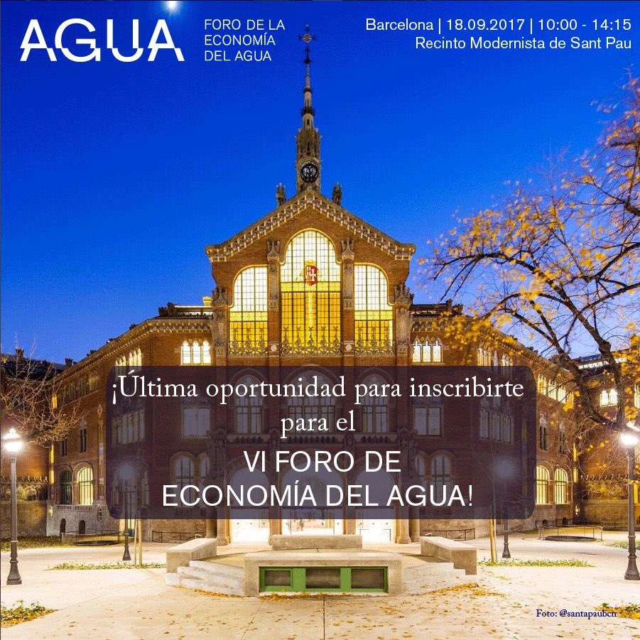 Preparando la maleta para viajar a Barcelona. Un gran equipo de <a href="/iAgua/">iAgua</a> cubrirá mañana el #EconForo6. Inscripciones 👉 buff.ly/2x1kKiI