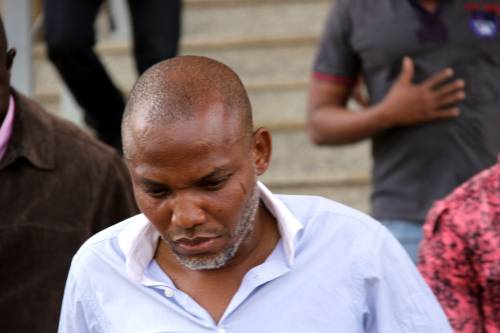 SaharaReporters's tweet image. Terrorism Charge: Nnamdi Kanu Flees, Goes Into Hiding | Sahara Reporters bit.ly/2x525Do