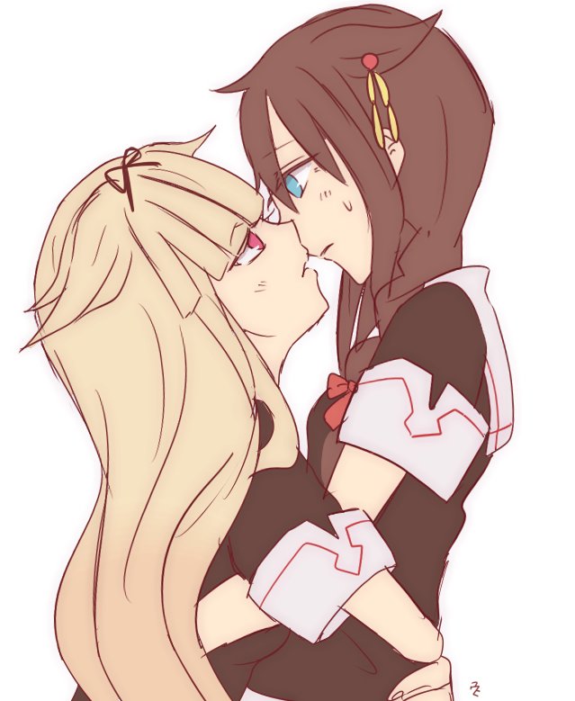 "...Shigure." Yuudachi called <a href="/DrizzlyAutumnDD/">Shigure</a>'s name, hugging her with no escape.

"You've been out of it lately. What's wrong? Tell me."