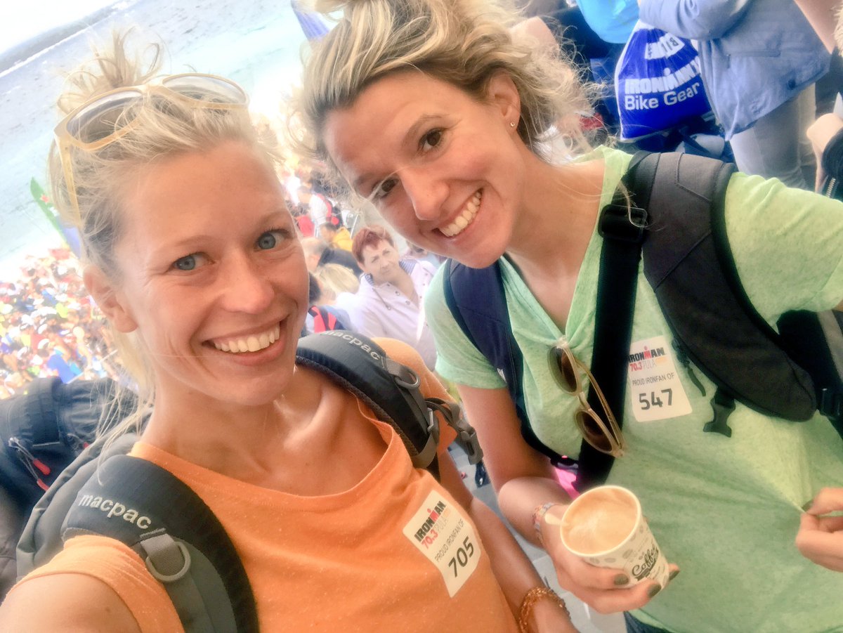 Hesteroz's tweet photo. Support team at the @IRONMANtri in Pula! No swimming☹️ Checking tickets to Antalya for the boys while they're biking! #IM703pula #ironfan https://t.co/88RPqFnDx2