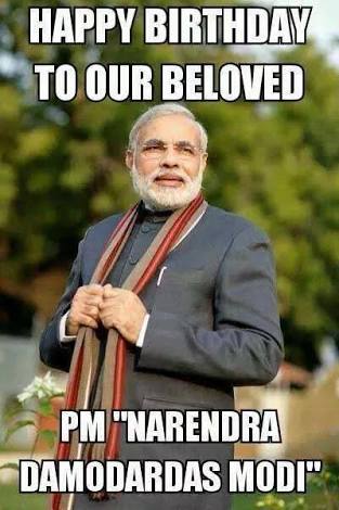  happy bday narendra modi sir  