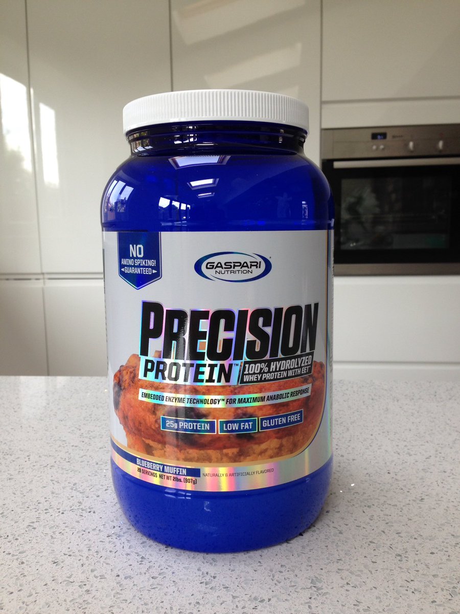 Just opened my tub of Blueberry Muffin flavour Precision Protein 😍
Smells &amp; tastes like my fav blueberry muffins 👌🏼😋<a href="/GaspariUK/">Gaspari Nutrition UK</a> <a href="/TeamGaspari/">Gaspari Nutrition</a>