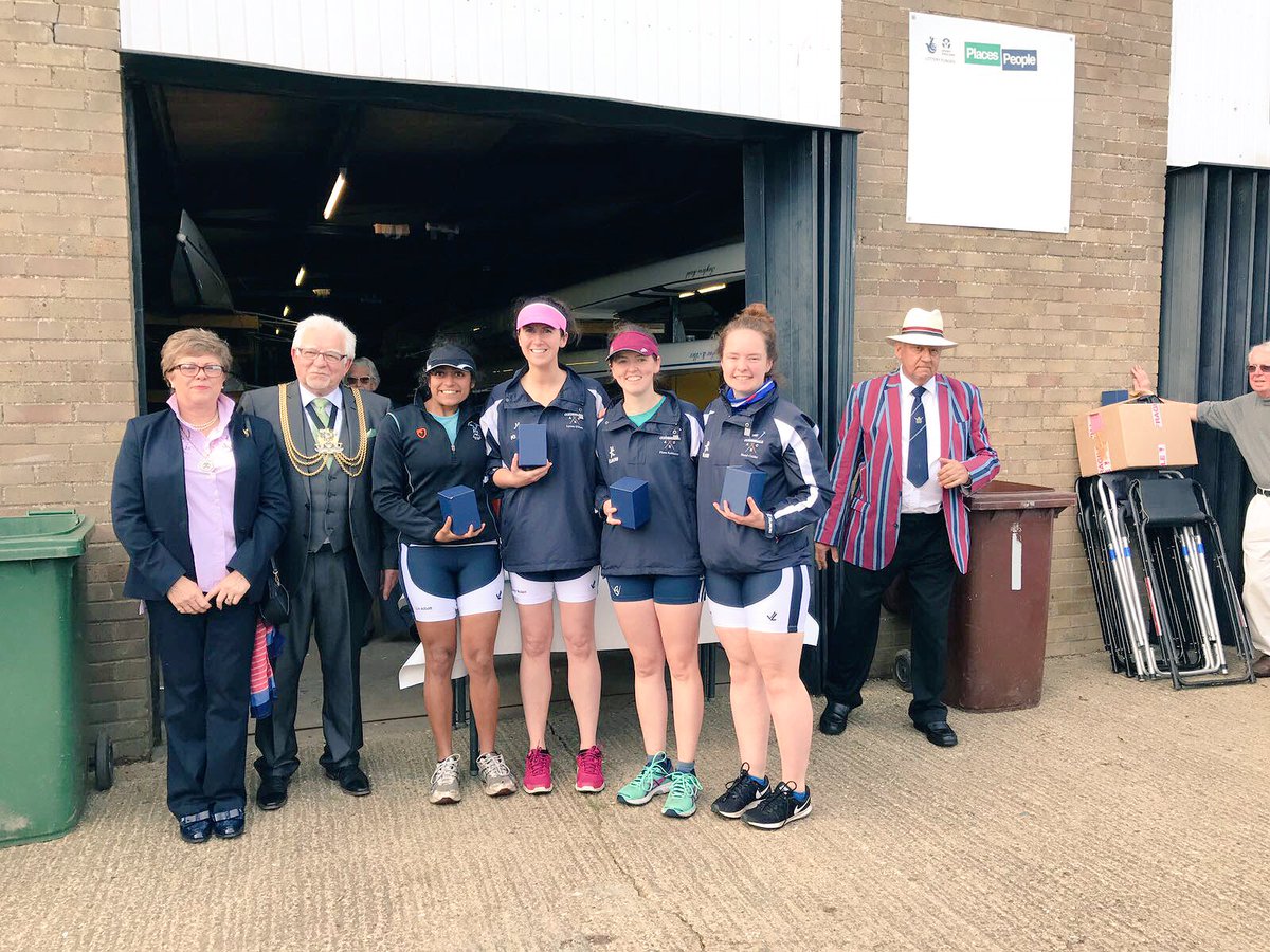 clydesdalearc's tweet photo. A huge congratulations to the women's quad and Jack in his single who won their category's ๐๐ผ๐ช๐ผ #BostonRowingMarathon #somanykms #champs https://t.co/EZ6YG5DA41