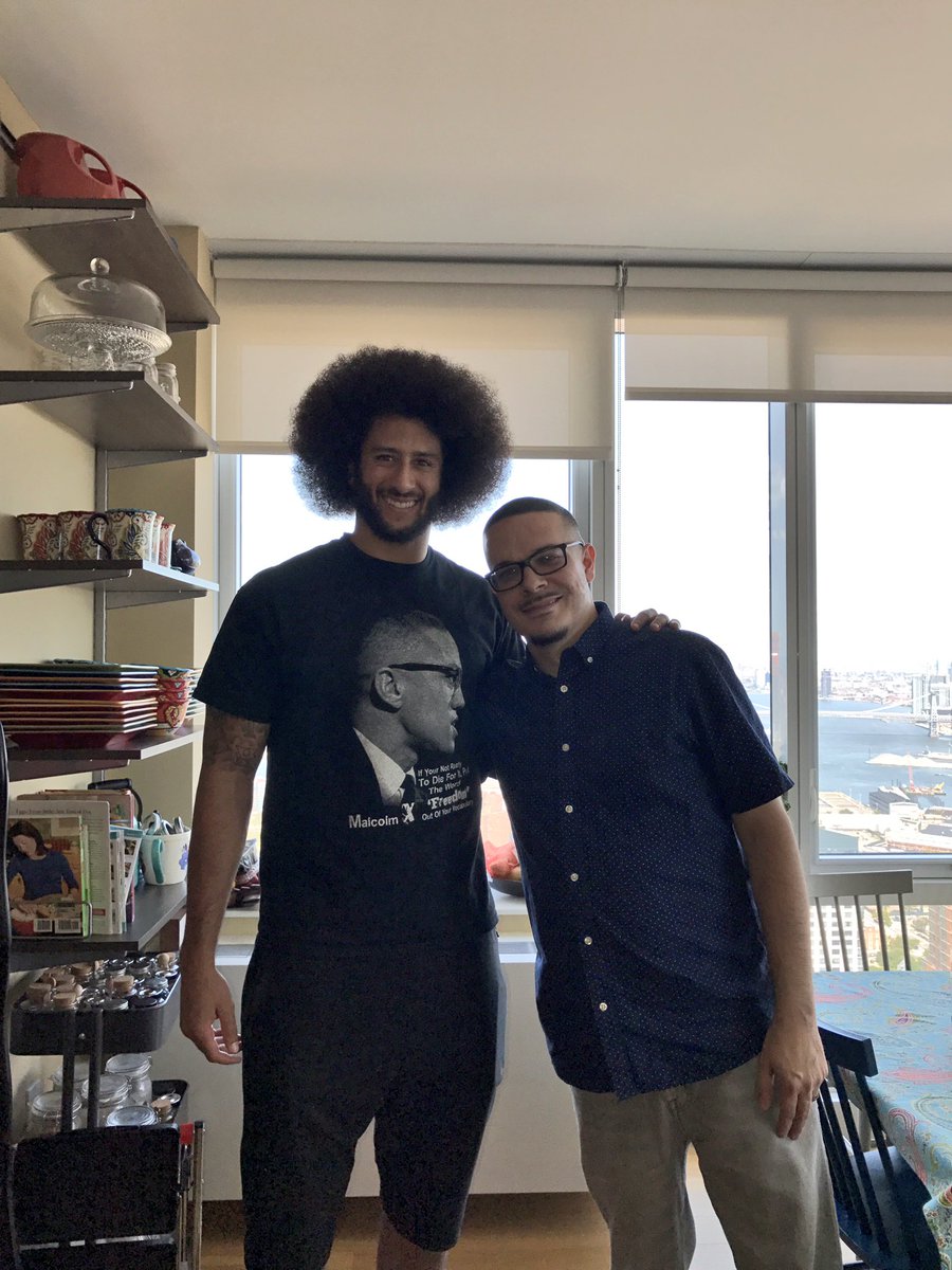 Shaun King on Twitter "Spent a few hours with Colin talking life