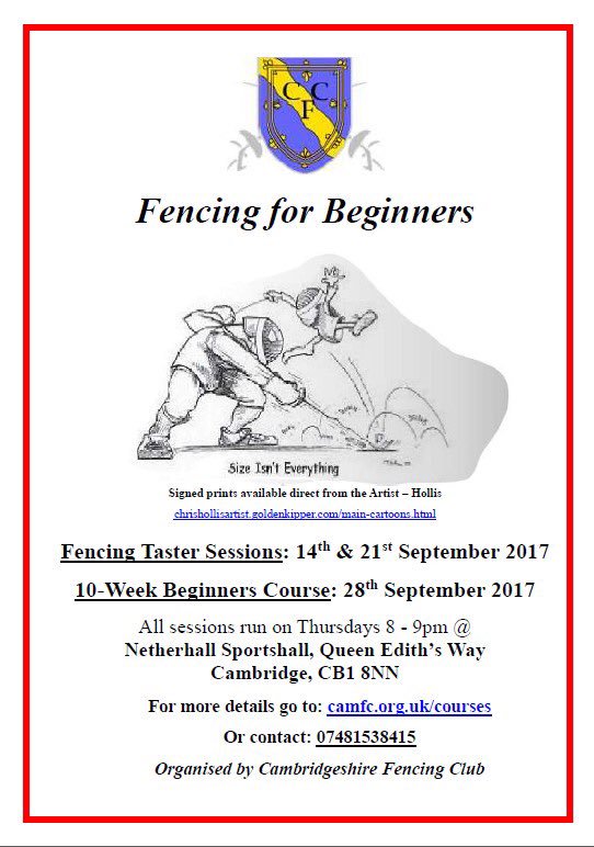 Cambs Fencing Club tweet media
