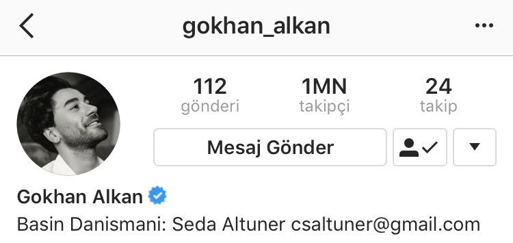 alnileyyy's tweet photo. Sonundaaaaaa welcome to 1M 😎 #GökhanAlkan https://t.co/1SPjko63BJ