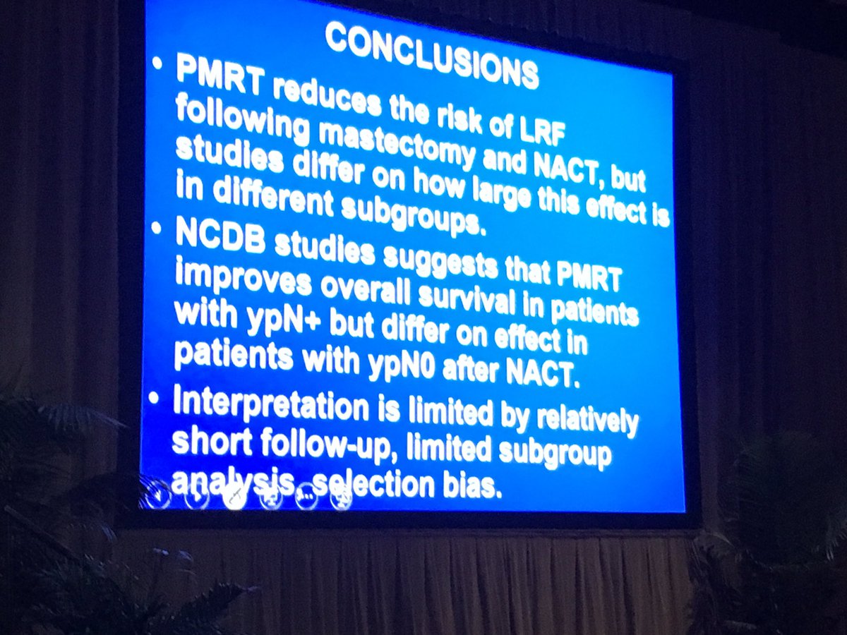 TPollastro's tweet photo. Dr. Recht on radiation of lymph nodes after chemotherapy #lsbc17 https://t.co/F3lzJv88t9