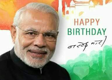 Happy birthday to our honourable prime minister shri.Narendra Modi ji.                   