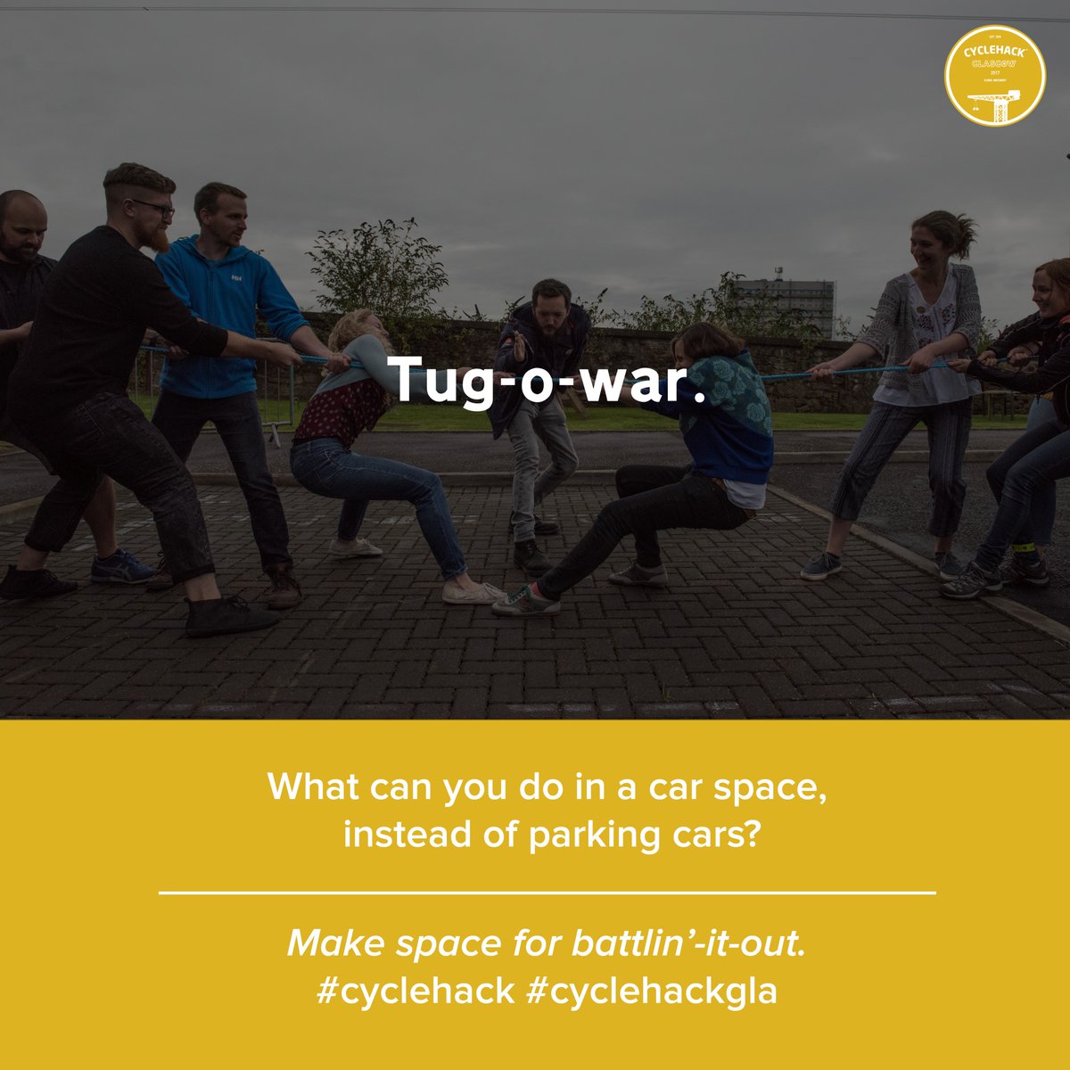 cyclehackgla's tweet image. Clear your carparks for Highland Games! #makespacefor #cyclehack #cyclehackgla