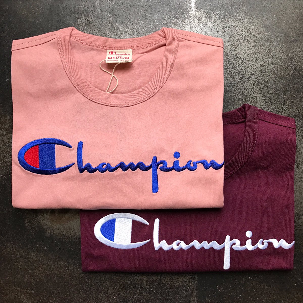 embroidered champion shirt