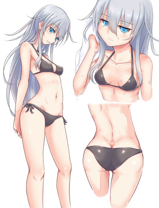 ビキビキヒビキ1、2、3!٩( 'ω' )و
次はナースか、バニーか、チャイナ服を…
#艦これ #響 