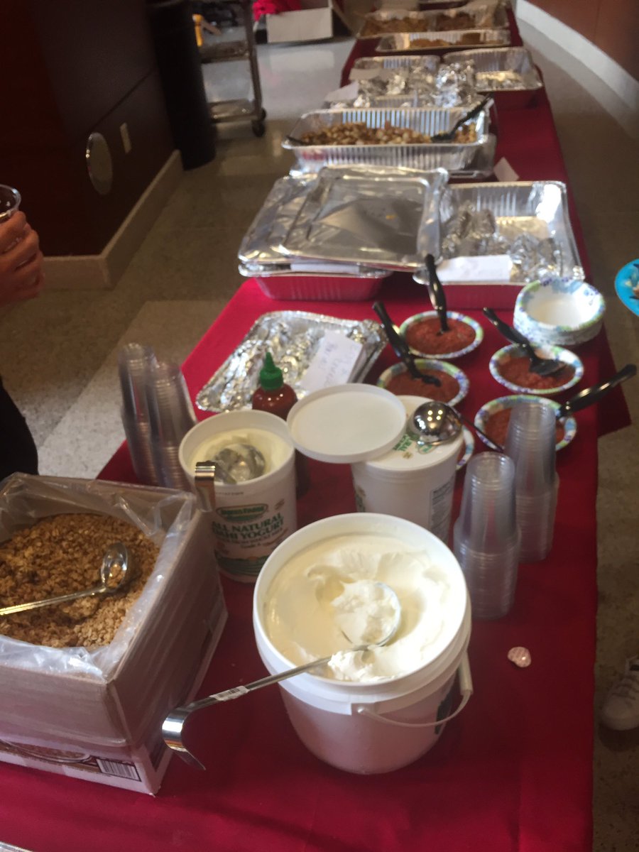 Let's get this parfait started #RamHacks #mlh