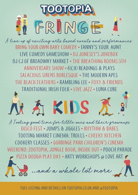 Tootopia's tweet photo. Our biggest fest yet 🎈 54 Tooting businesses are taking part! Start planning at https://t.co/6J7ti9hRP4 🎉 #5daystogo #salutingtooting https://t.co/kB4Ml2MxUW