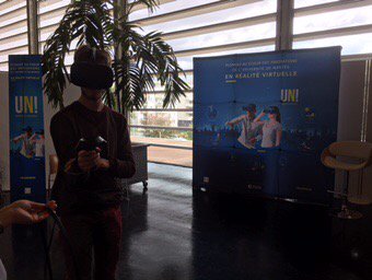 MalloryPain's tweet photo. Visite des innovations @UnivNantes en réalité virtuelle @LaCiteCongres #NantesDigitalW https://t.co/haCuzwrCTG