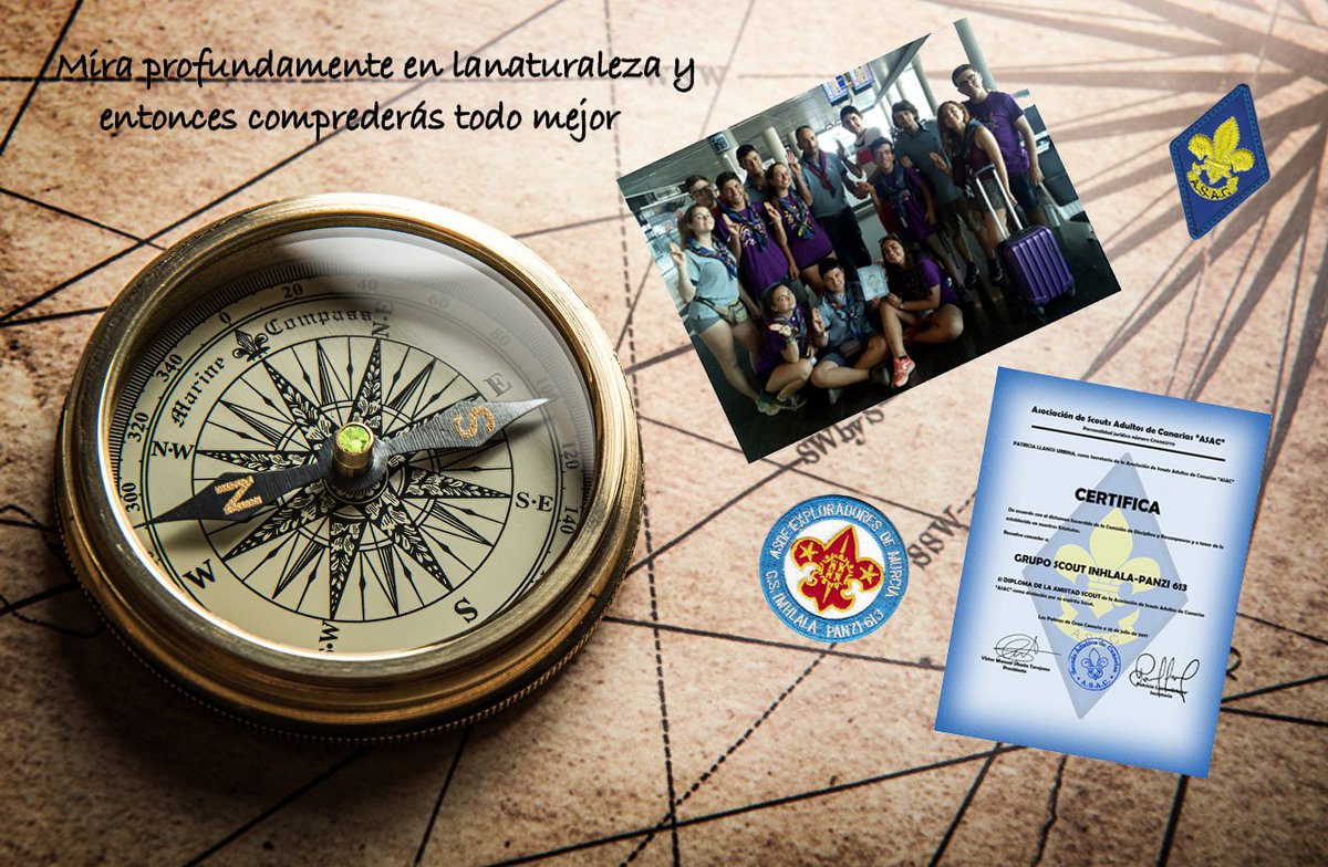 Canariasscouts's tweet photo. Concesión del Diploma del espíritu Scout, al Grupo Scout Imhala-Panzi 613  de Exploradores de Murcia (Cartagena). https://t.co/fqmSMuqdRz