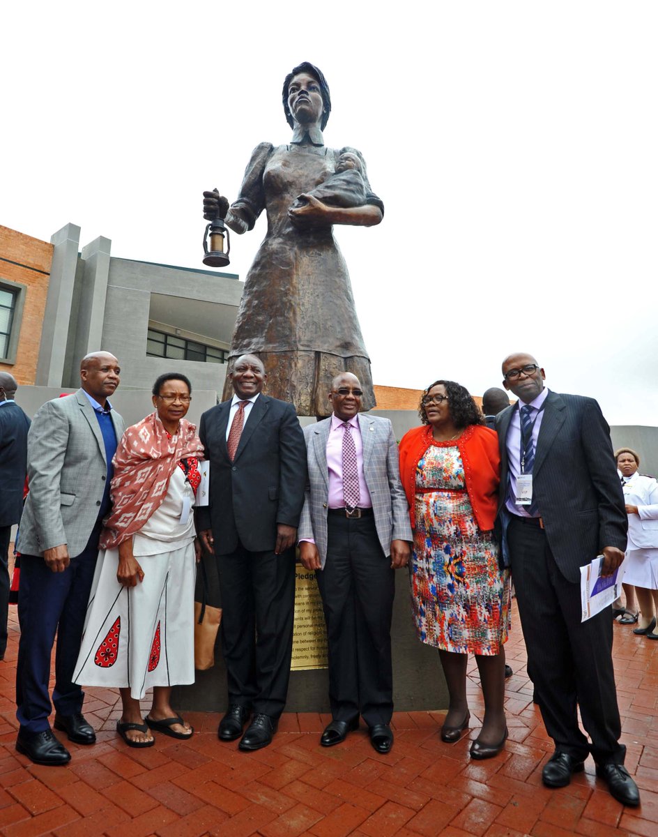 PresidencyZA's tweet photo. Deputy President Cyril Ramaphosa during the official opening of the new Cecelia Makiwane Hospital in Mdantsane, Eastern Cape. https://t.co/SOpEth8aNr