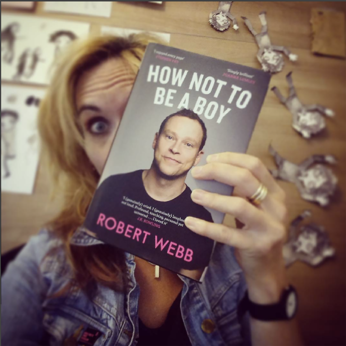 StudioElsbeth's tweet photo. Honest, raw, funny &amp; a real page-turner; inspiration for my #WorryBoy Program! Time to be unapologetically true to ourselves! #RobertWebb https://t.co/eS8VUmyQUf