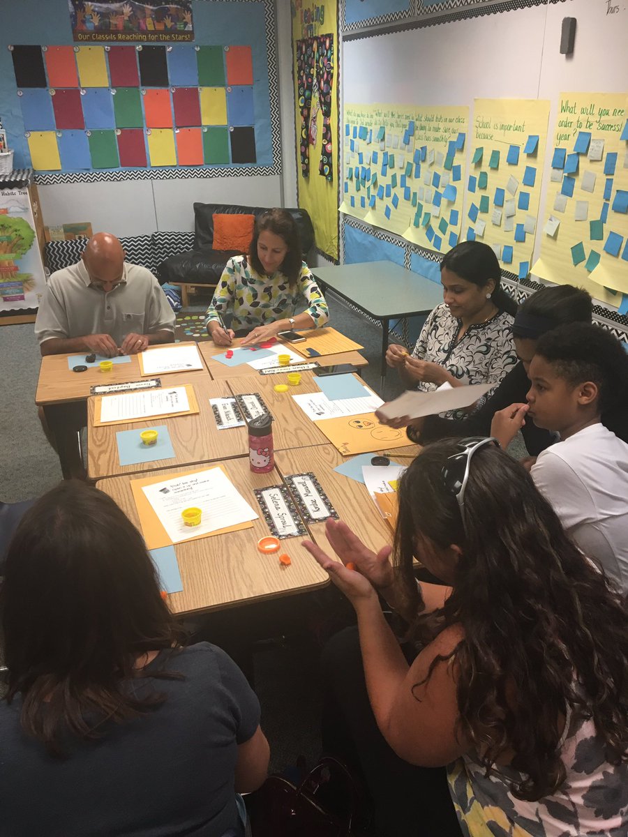 Parents creating at curriculum night. #NWLeads #Novipride #explore #CreateTogether