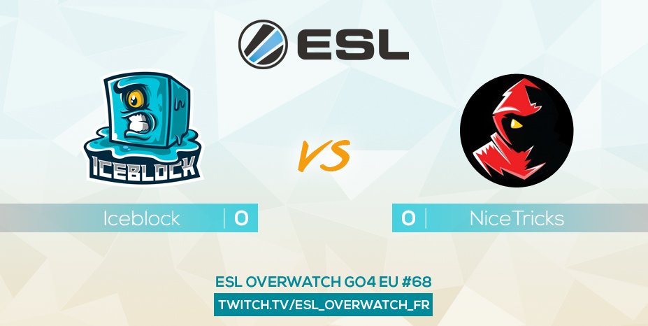 iceblockGG's tweet photo. We're playing in live, against the spanish team @NiceTricks_OW in the @ESLOverwatch Go4 EU!

Come support us!

🇫🇷  https://t.co/tpWrII43LQ https://t.co/trVxXKWCpC