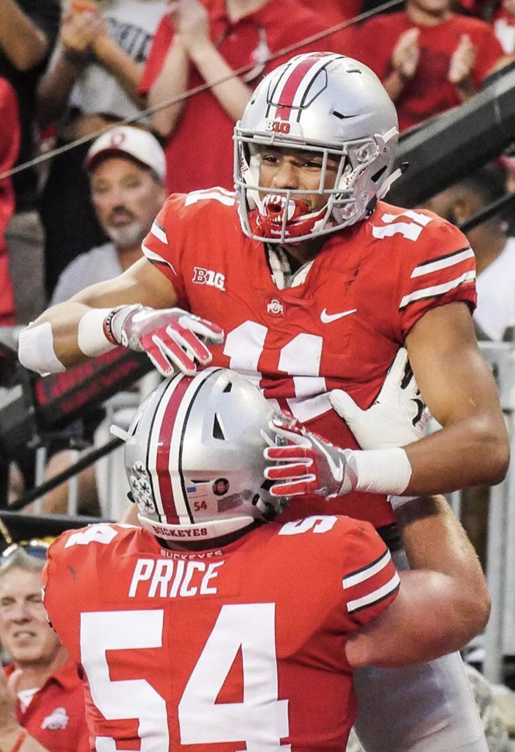 🚨Alumni Alert 🚨 
OSU <a href="/Austin_Mack10/">Austin Mack’s burner</a> 
4 catches 44 yards &amp; 1 td