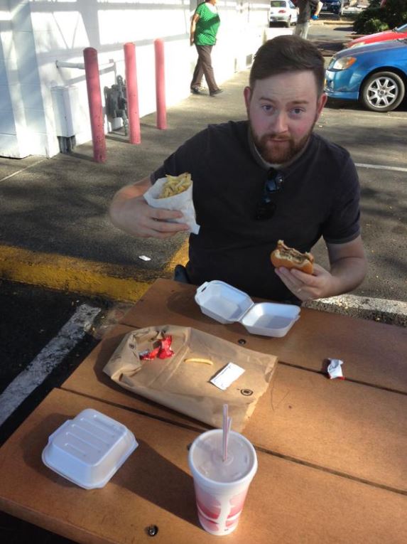 Round_2_Gaming's tweet photo. @CartridgeCanuck @cwr2 There's always Dick's! I'll happily make the drive with ya anytime, buddy.
#CCMemories #DicksBurgers #PRGE2015 https://t.co/0RTH0hdyC7