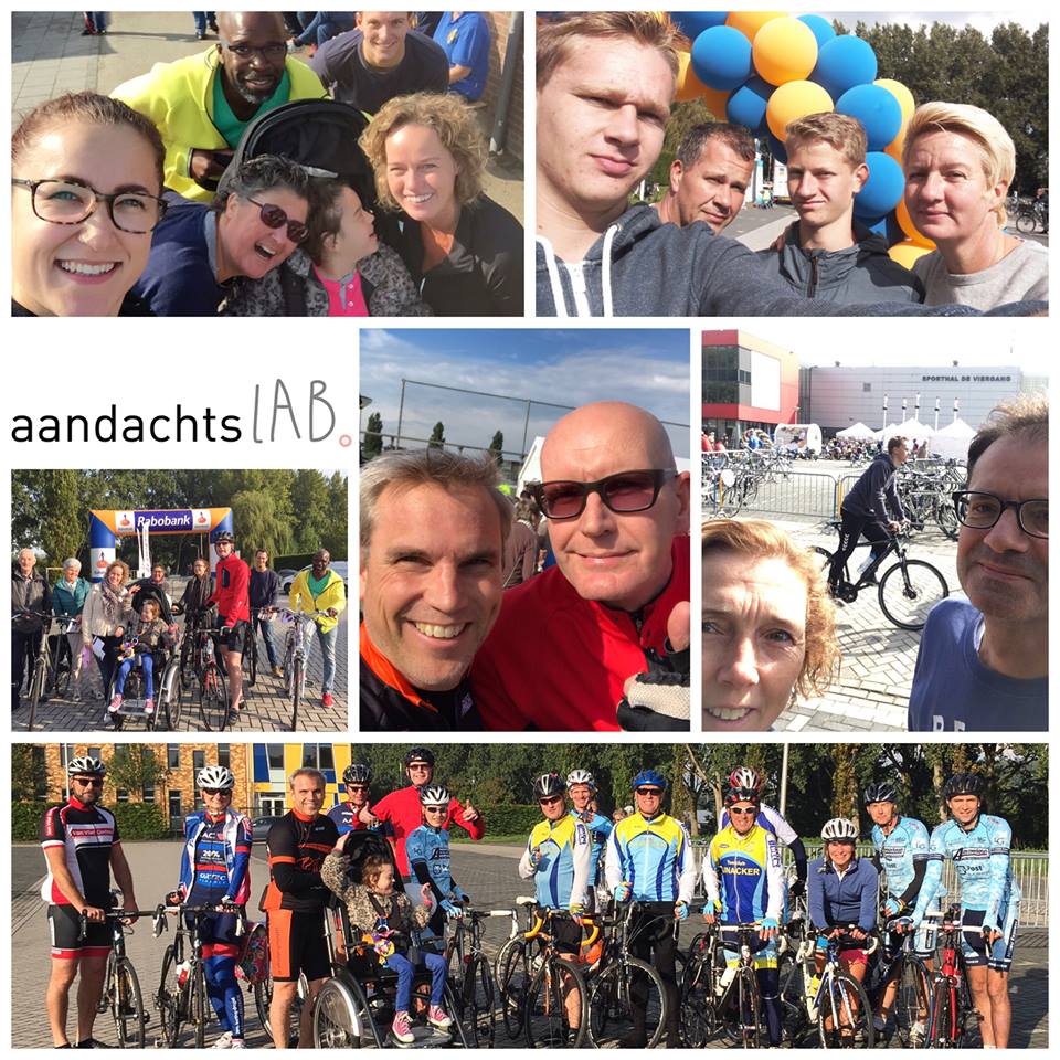 17 graden. 0 mm regen. zon. 1830 km asfalt. 29 fietsers. &amp; Suus. goed voor bijna €500 sponsorgeld. @RaboZHMidden en alle fietsers bedankt !!