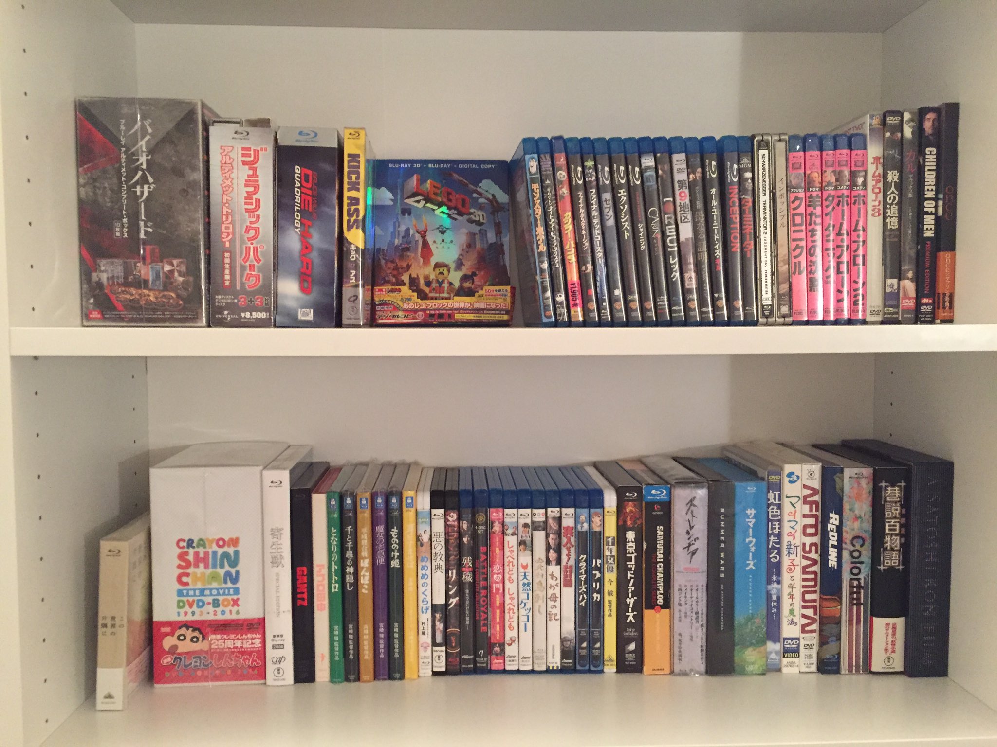 けんや on Twitter &quot;DVD棚を晒したら映画好きフォロワーさん増える これやってみたかった！…