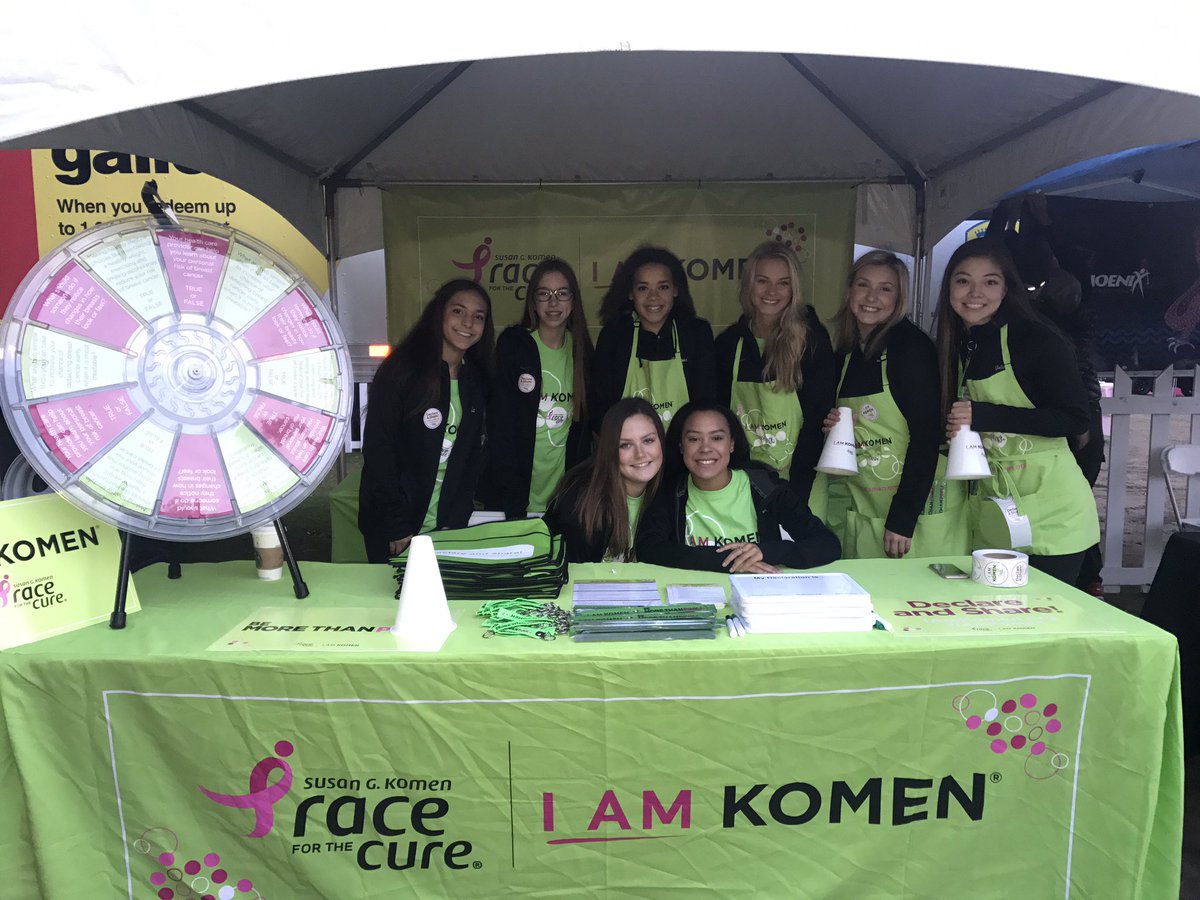 So excited and honored to be here at Race for the Cure supporting💗 #iamkomen #bemorethanpink