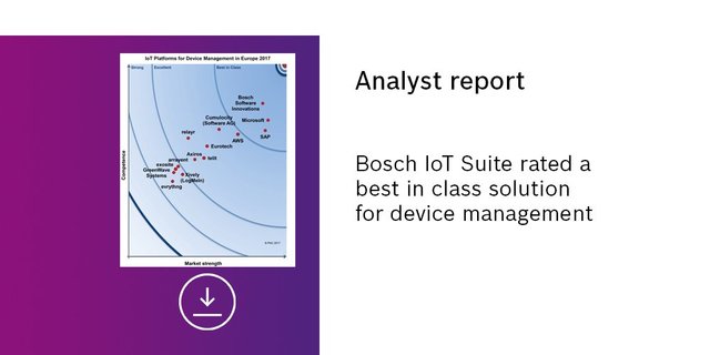 Did you know Bosch Software Innovations is a market leader in #IoT #DeviceManagement? Find out why bit.ly/2jA4SPC #teambosch
