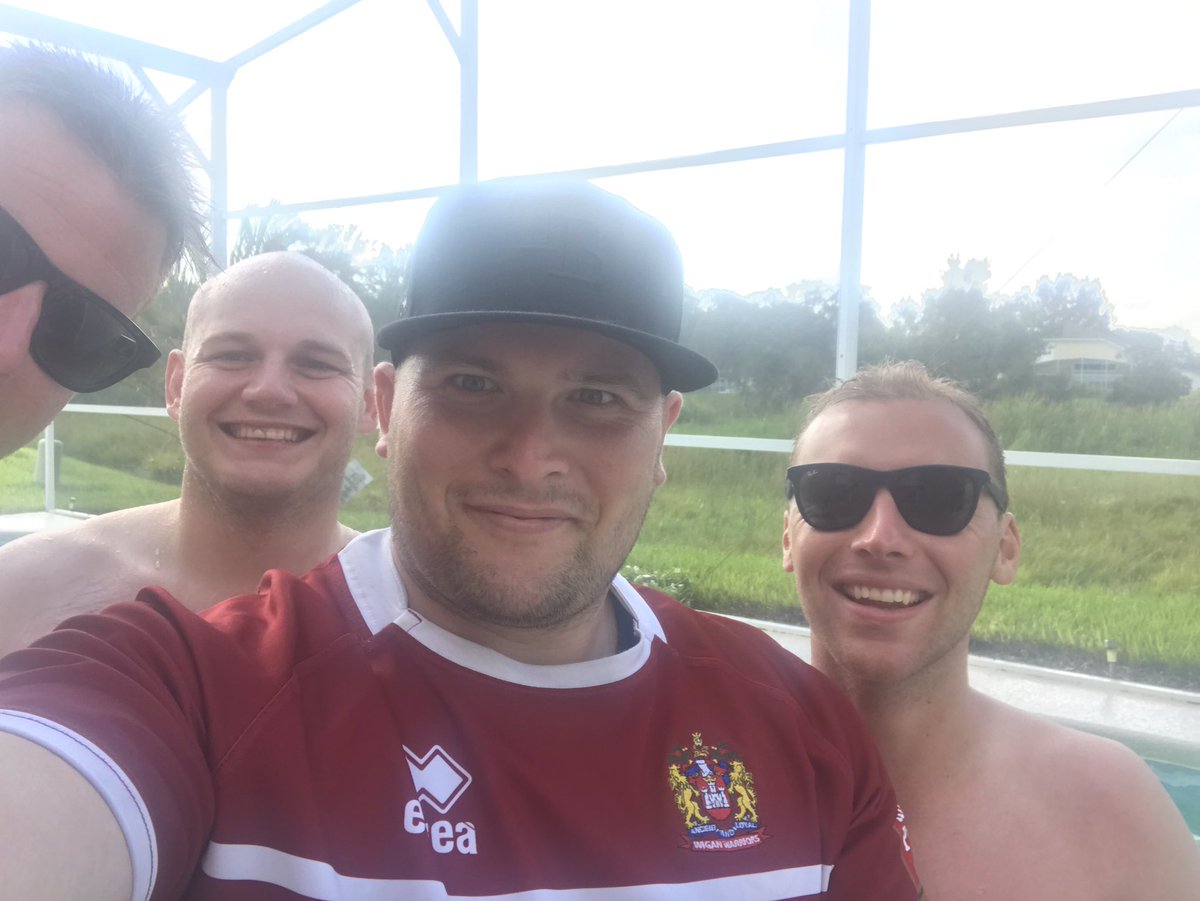 <a href="/WiganWarriorsRL/">Wigan Warriors 🍒⚪️</a> <a href="/1024wishfm/">102.4 Wish FM</a> Listening to Wigan in the sunshine in Florida with powers, sam and butch! <a href="/WiganWarriorsRL/">Wigan Warriors 🍒⚪️</a> <a href="/1024wishfm/">102.4 Wish FM</a> #wiganontour #wiganwarriors #wishfm