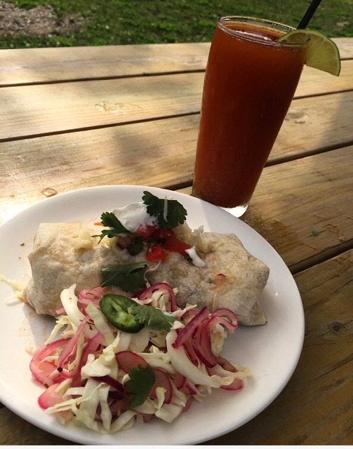 GoodNatureBeer's tweet photo. Today's #breakfastburrito goes great with our Non-Stop Hop Onslaught Session IPA and our special #Michelada cocktail! #goodnature #brunch https://t.co/jMihRjDndD