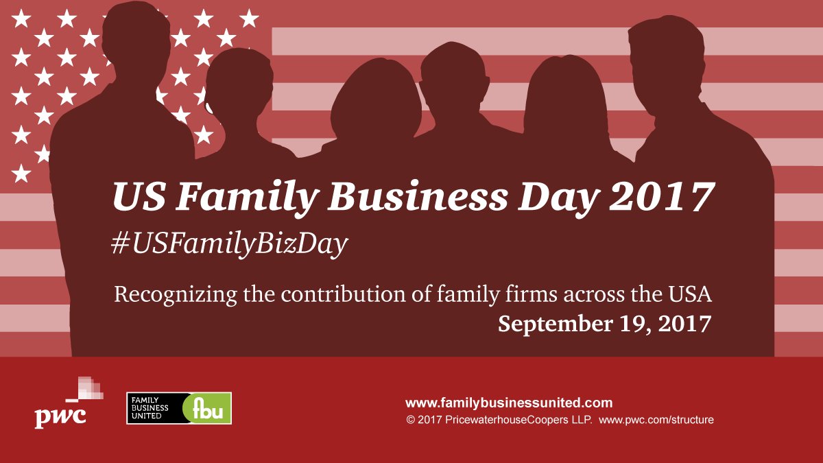 #USFamilyBizDay is on 9/19. Hear what <a href="/PwCPrivateCo/">PwC Private Company</a> has to say about family business issues + challenges