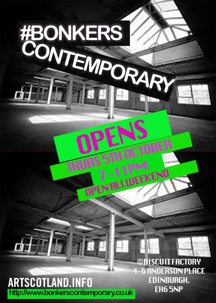 BONKERS Contemporary (@bonkerscontemp) on Twitter photo #BONKERS Opening Event EVERYONE WELCOME
<a href="/FactoryBiscuit/">Biscuit Factory</a> <a href="/Art_Scotland/">Art Scotland</a> <a href="/freddie30000000/">freddie</a> @celiebyrne <a href="/kirstyboutle/">kirsty boutle</a> <a href="/samanthaboyes1/">Kerry Samantha Boyes</a> <a href="/joan_stack/">Joan Stack</a> #BONKERS Opening Event EVERYONE WELCOME
<a href="/FactoryBiscuit/">Biscuit Factory</a> <a href="/Art_Scotland/">Art Scotland</a> <a href="/freddie30000000/">freddie</a> @celiebyrne <a href="/kirstyboutle/">kirsty boutle</a> <a href="/samanthaboyes1/">Kerry Samantha Boyes</a> <a href="/joan_stack/">Joan Stack</a>