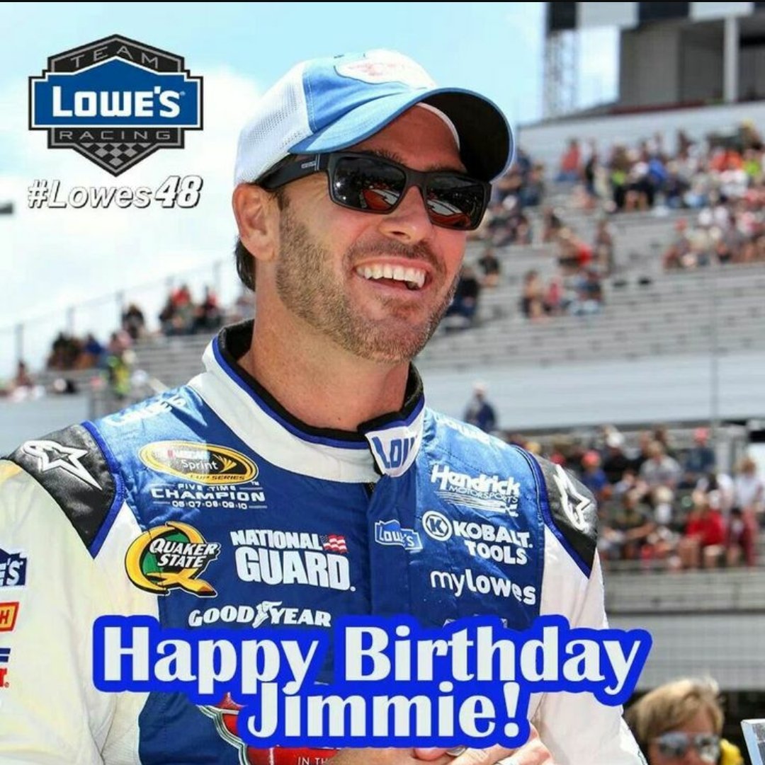 Happy birthday to you Jimmie Johnson! 