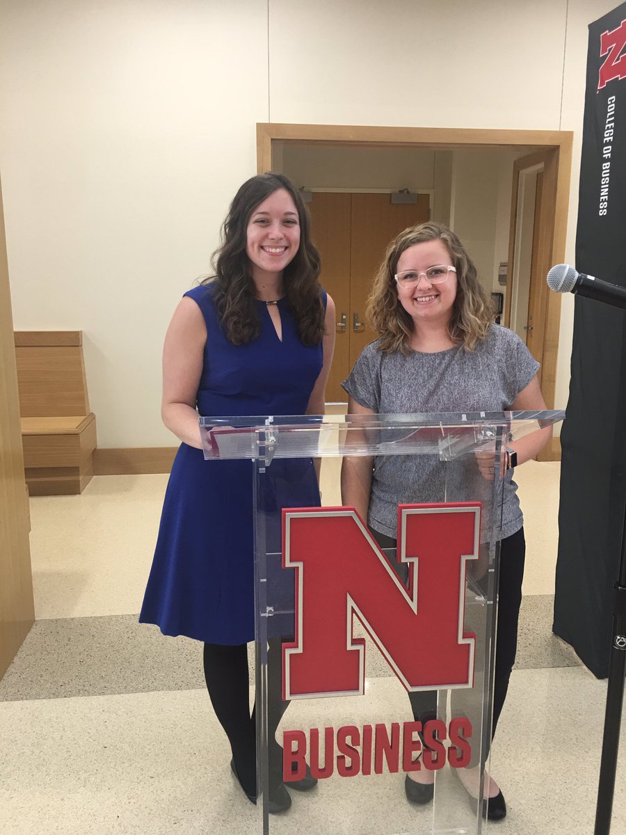 UNLCEO's tweet photo. These two CEO officers were spotted today at the College of Business honors ceremony 👏🏼👀 #UNLCEO #NUBiz https://t.co/z7gknRmkJV