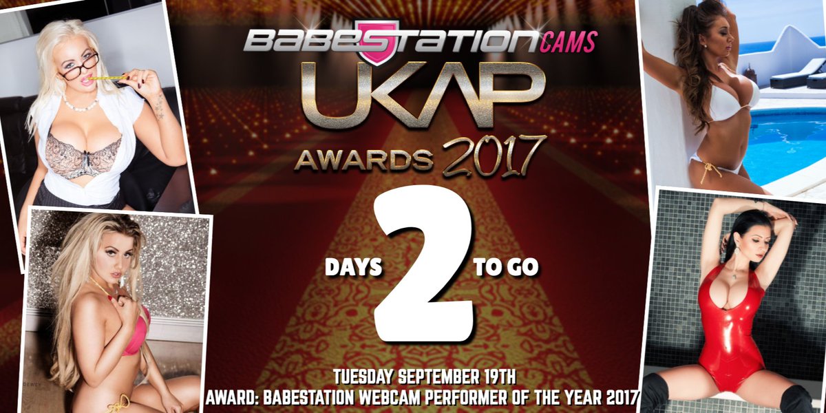 2 Days to Go. 🏆❓
4 Finalists but only 1 can win!
Babestation Webcam Performer of the Year at the @ukadultawards https://t.co/gZRPgOjc3S