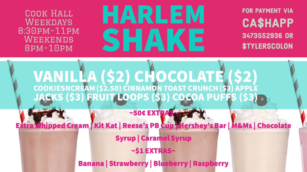 HUHarlemShake's tweet photo. Here's the link to our online ordering form! You can use it to view our menu and our business hours. #HUHarlemShake https://t.co/vfpeNsNXuk https://t.co/6cS9iOVzuf