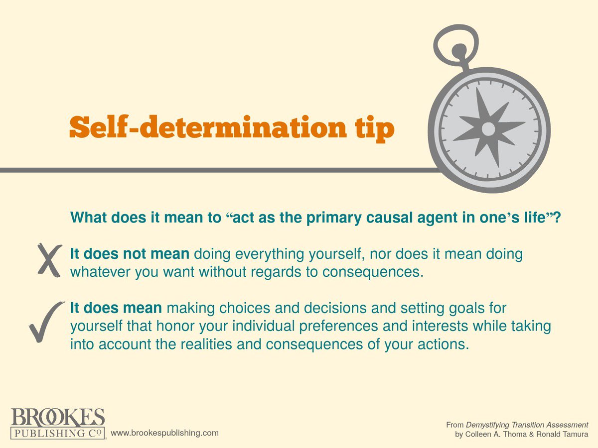 What self-determination is and isn't. #quotes #inclusion