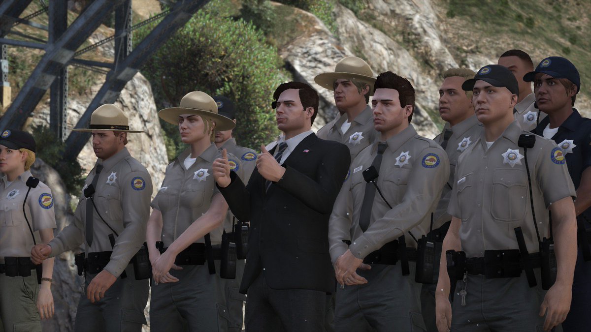 SAStateParks's tweet image. Yesterday our Peace Officers had the opportunity to meet President @RyanKrinberg  during his final days of his rallies throughout SA.
