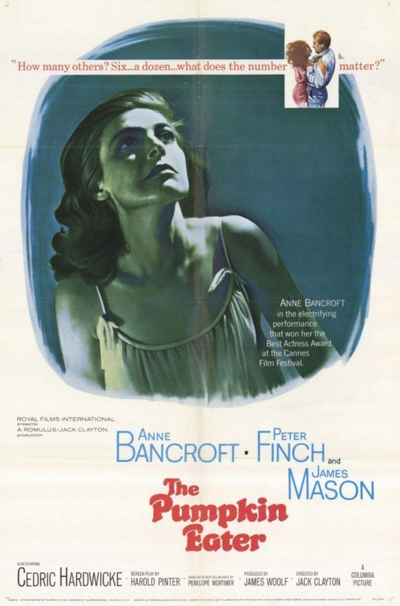 Happy birthday to Anne Bancroft - Brilliant in the underseen THE PUMPKIN EATER - 1964 