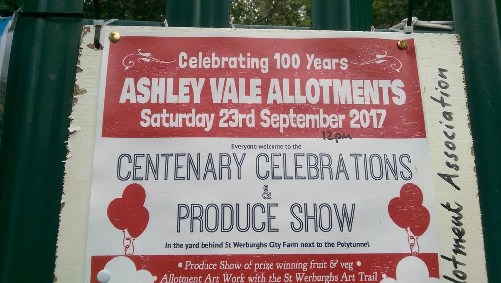 It's our Produce Show and Centenary Celebration next Saturday. See y'all there...
