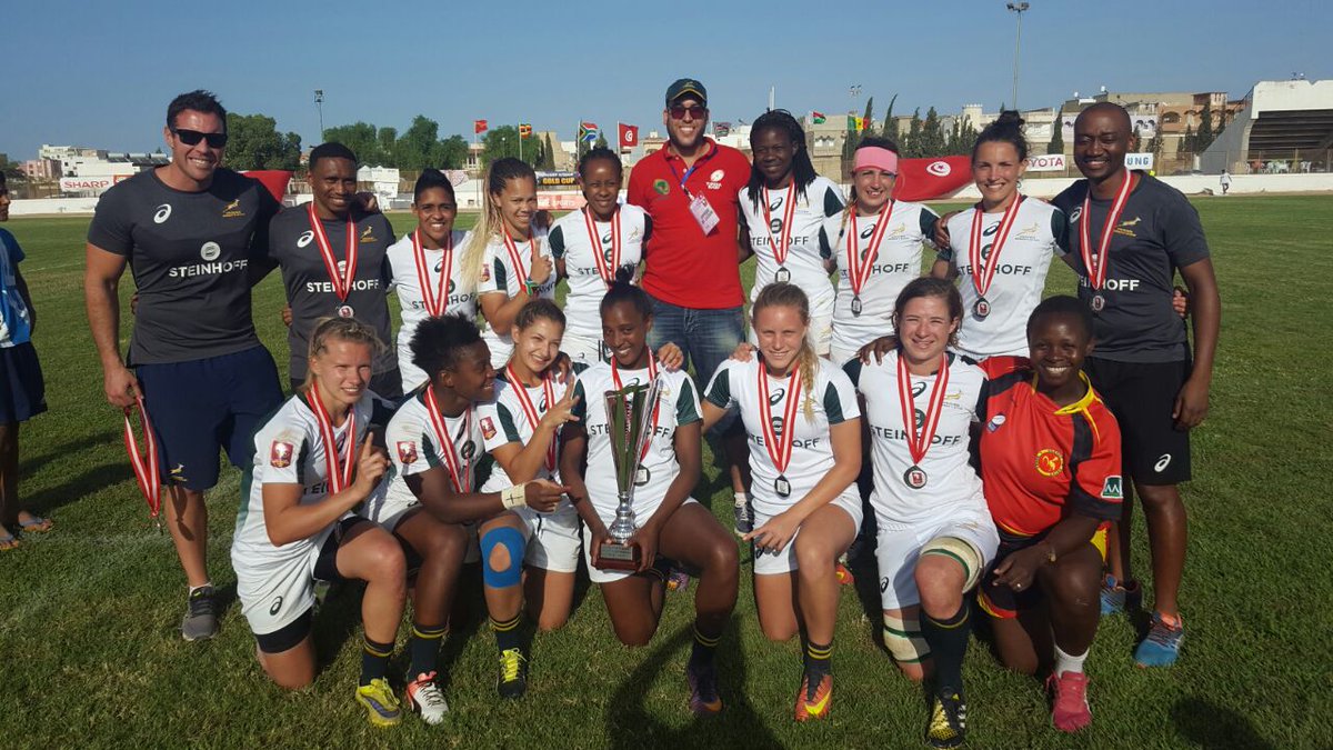 WomenBoks's tweet photo. Bok Women’s Sevens qualify for RWC Sevens 2018 @SteinhoffRugby @RugbyAfrique @Springboks https://t.co/binxjXaQo7