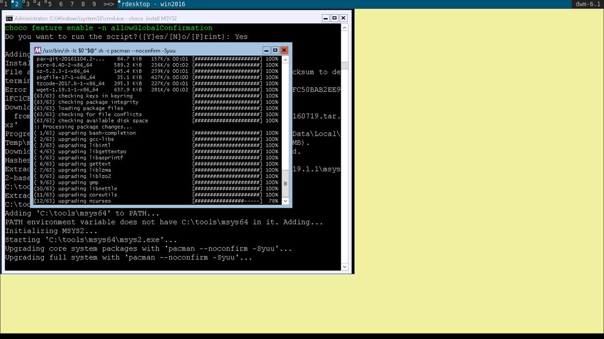 fosscafe's tweet image. pacman on Windows thanks to MSYS2 project flickr.com/photos/fosscaf… #pacman #msys2