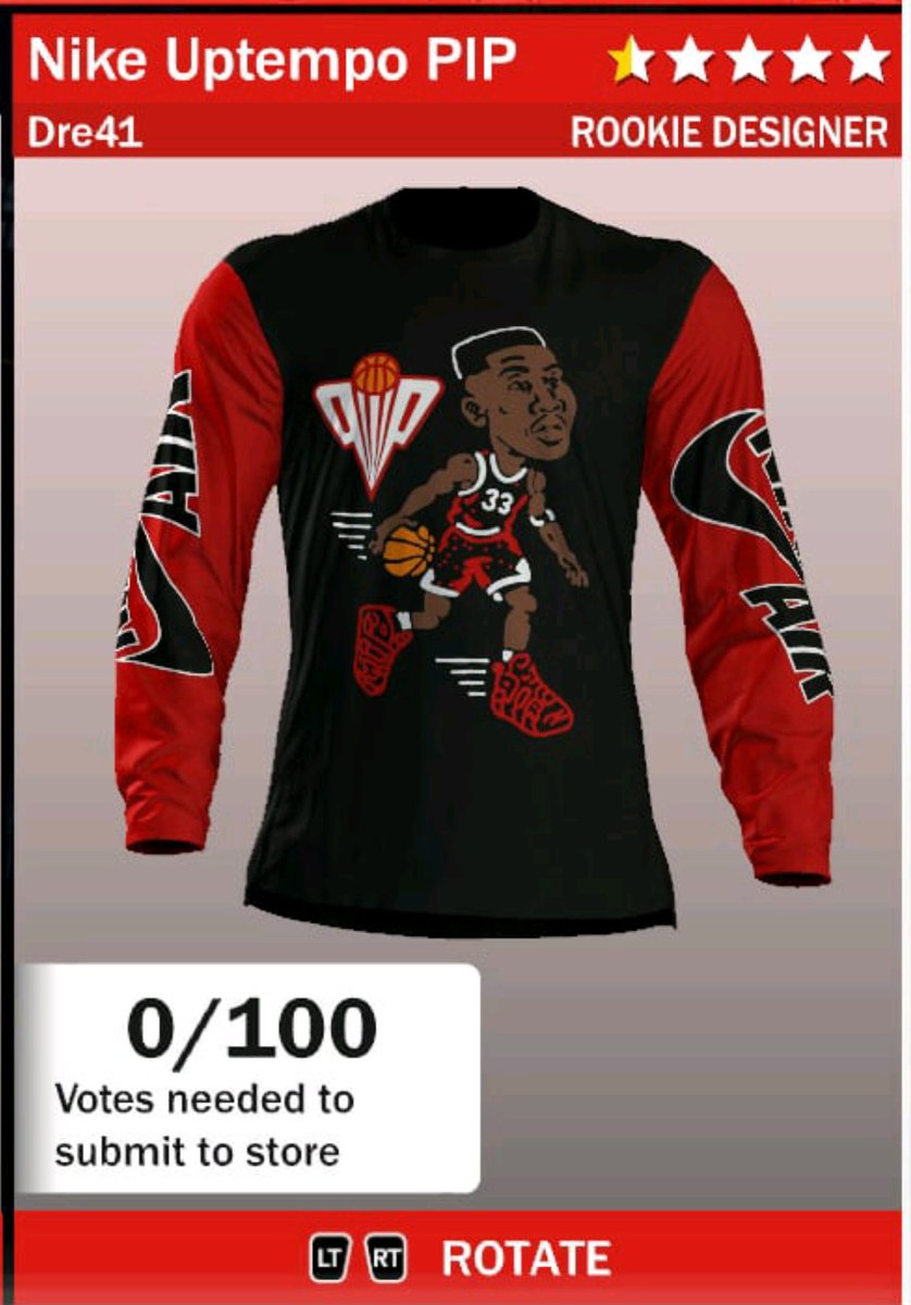 Vote for my custom <a href="/nikebasketball/">Nike Basketball</a> shirts on <a href="/NBA2K/">NBA 2K</a> on X1
#NBA2K18 
#MyPlayer